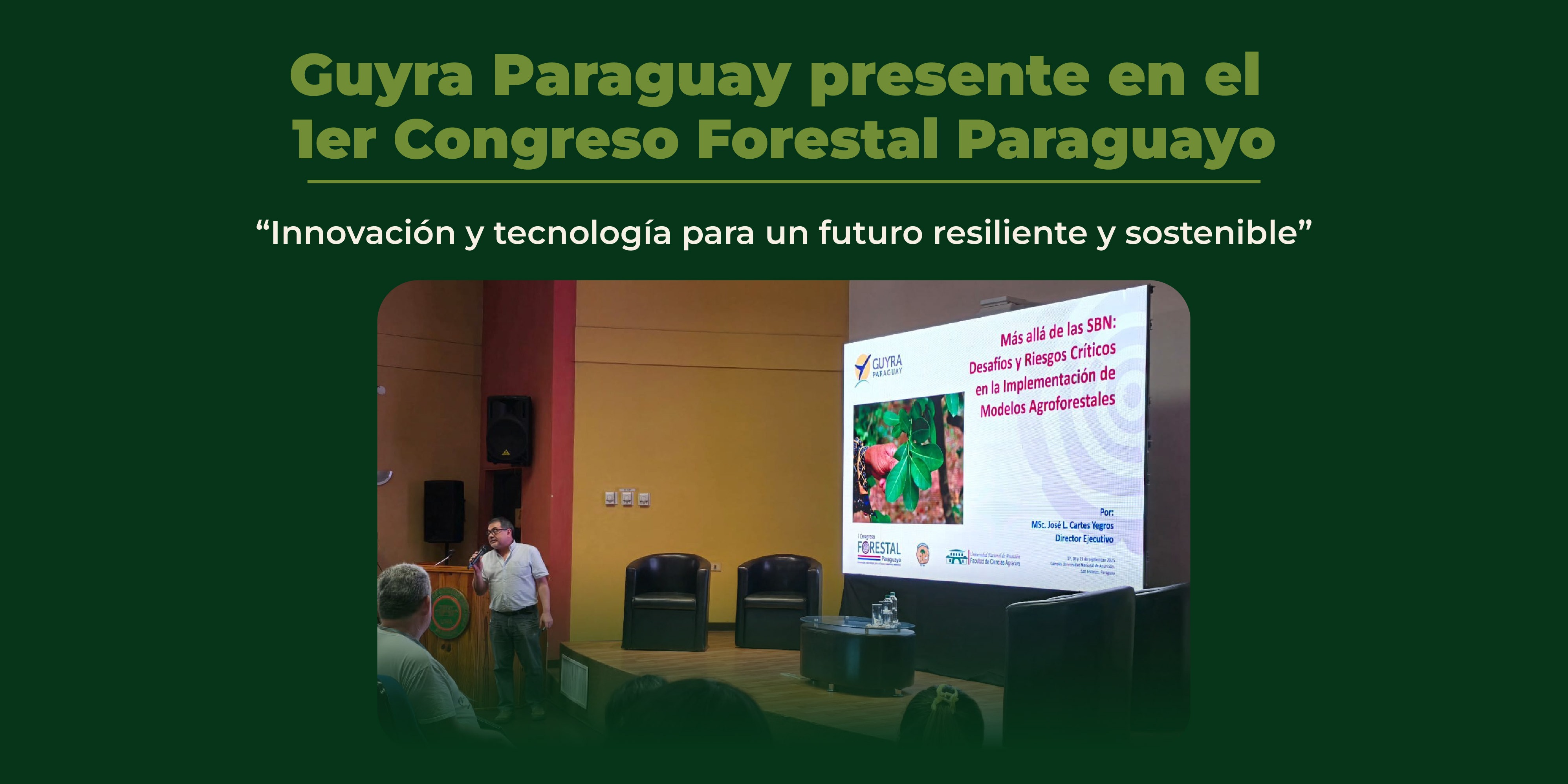 Guyra Paraguay presente en el Primer Congreso Forestal Paraguayo